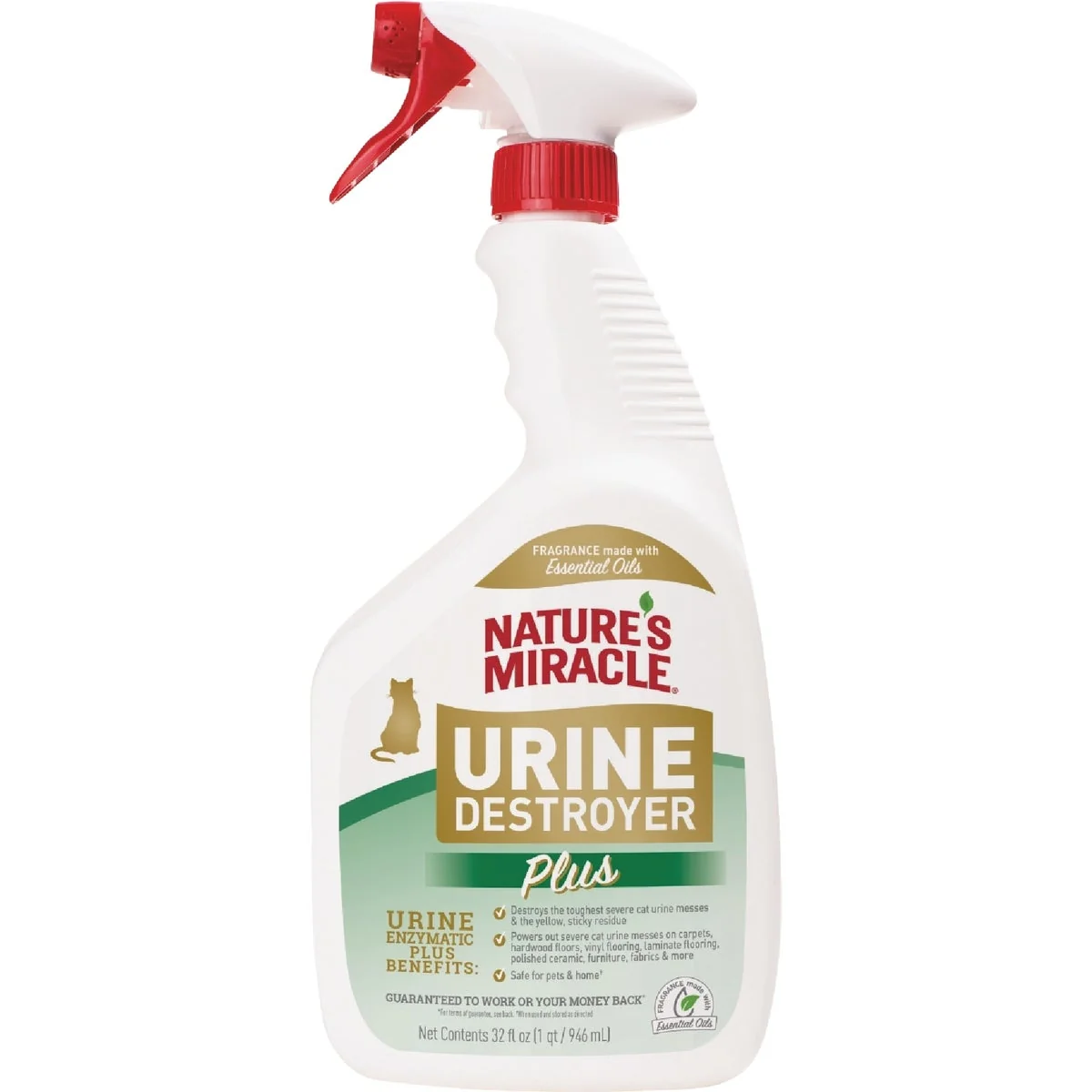 Optimized Nature's 32 Oz. Ready To Use Cat Urine Destroyer Plus Contemporary