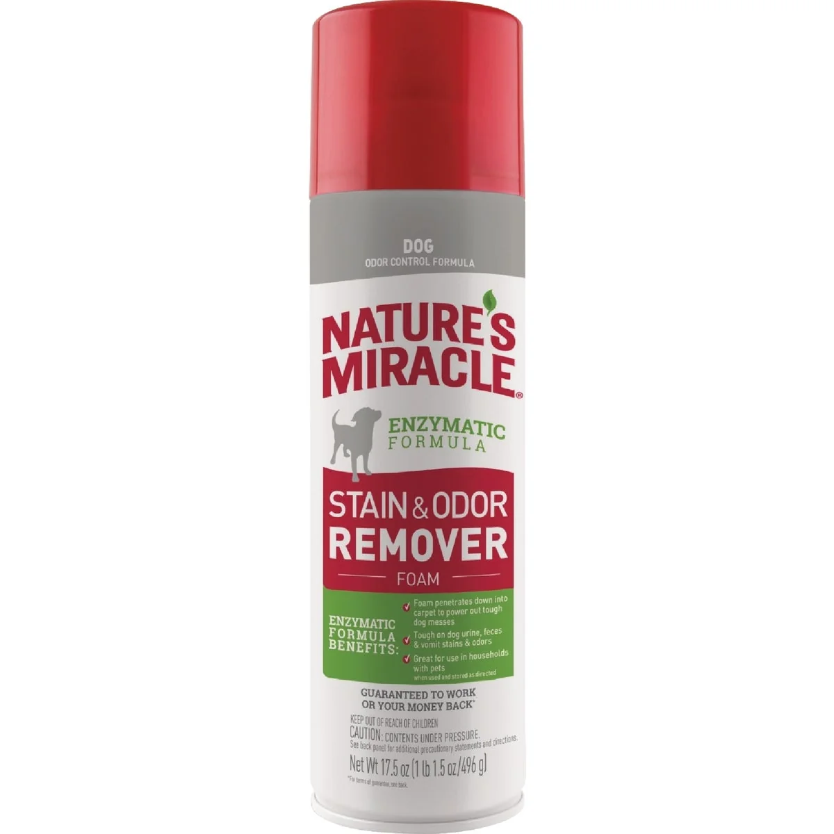 Expertly Made Nature's 17.5 Oz. Foam Dog Stain Odor Remover Fast