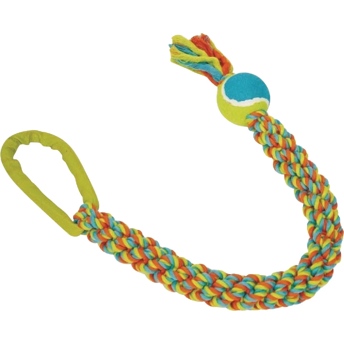 Prestigious Boss Pet Chomper Rope with Ballistic Loop Tug Dog Toy Practical