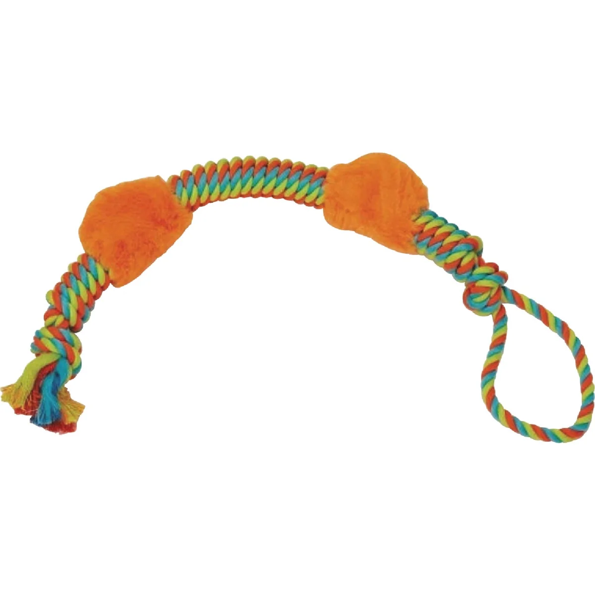 Practical Boss Pet Chomper Plush Rope Tug Dog Toy High-Performance