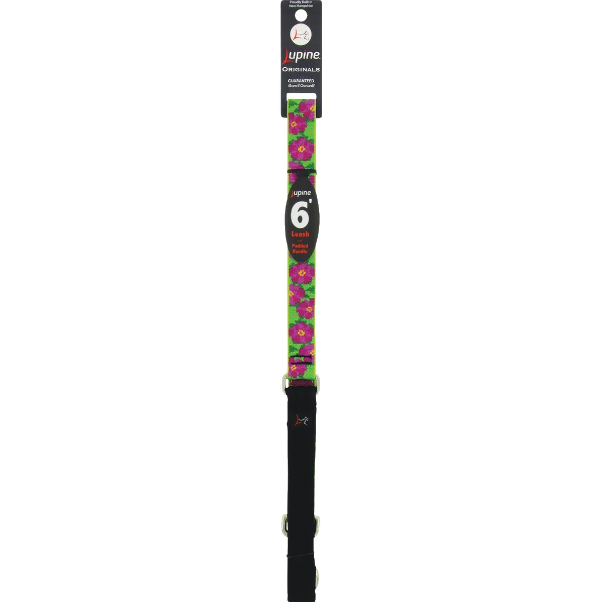 First-Class Lupine 1 In. x 6 Ft. Petunias Dog Leash Powerful