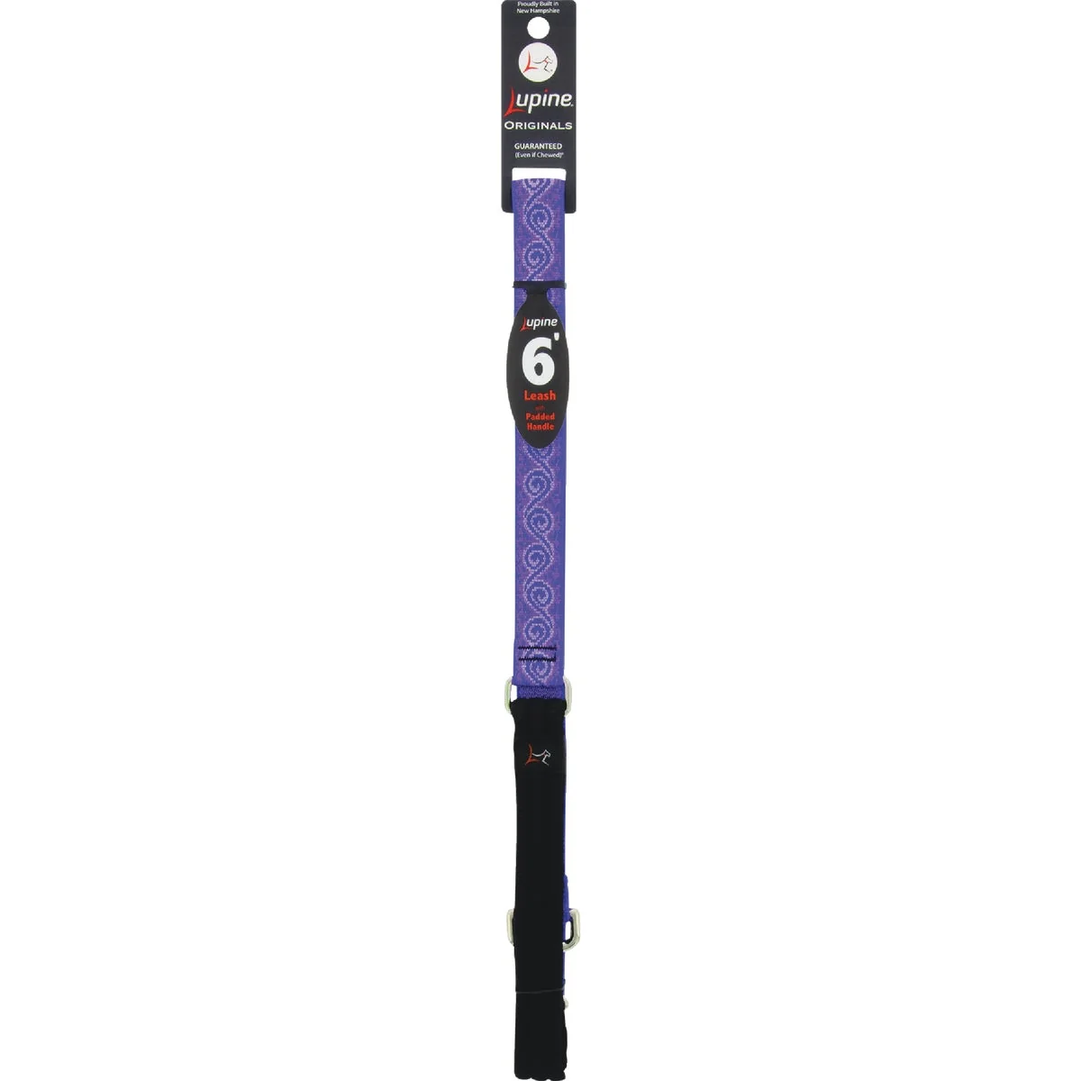 Sophisticated Lupine 1 In. x 6 Ft. Jellyroll Dog Leash World-Class