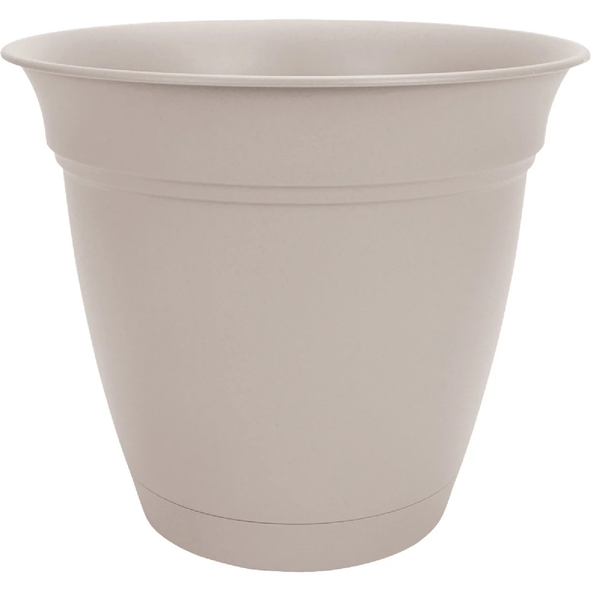 Innovative HC Companies Eclipse 16 In. Cottage Stone Planter with Saucer Enhanced