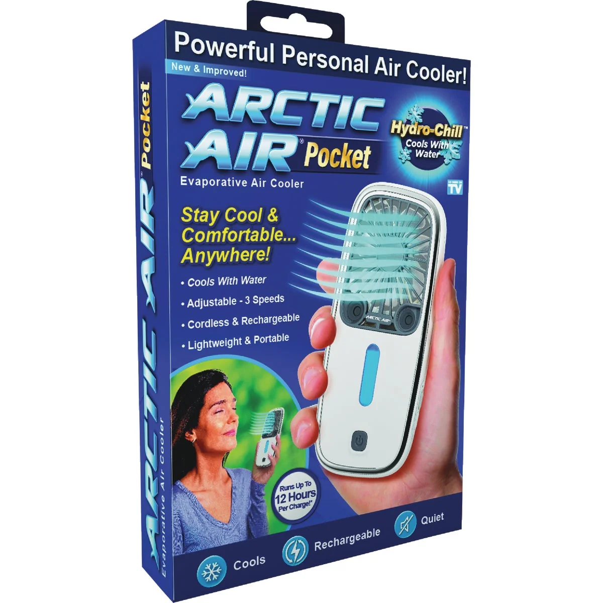 Recyclable Arctic Air Hydro-Chill Pocket Evaporative Air Cooler High-Performance
