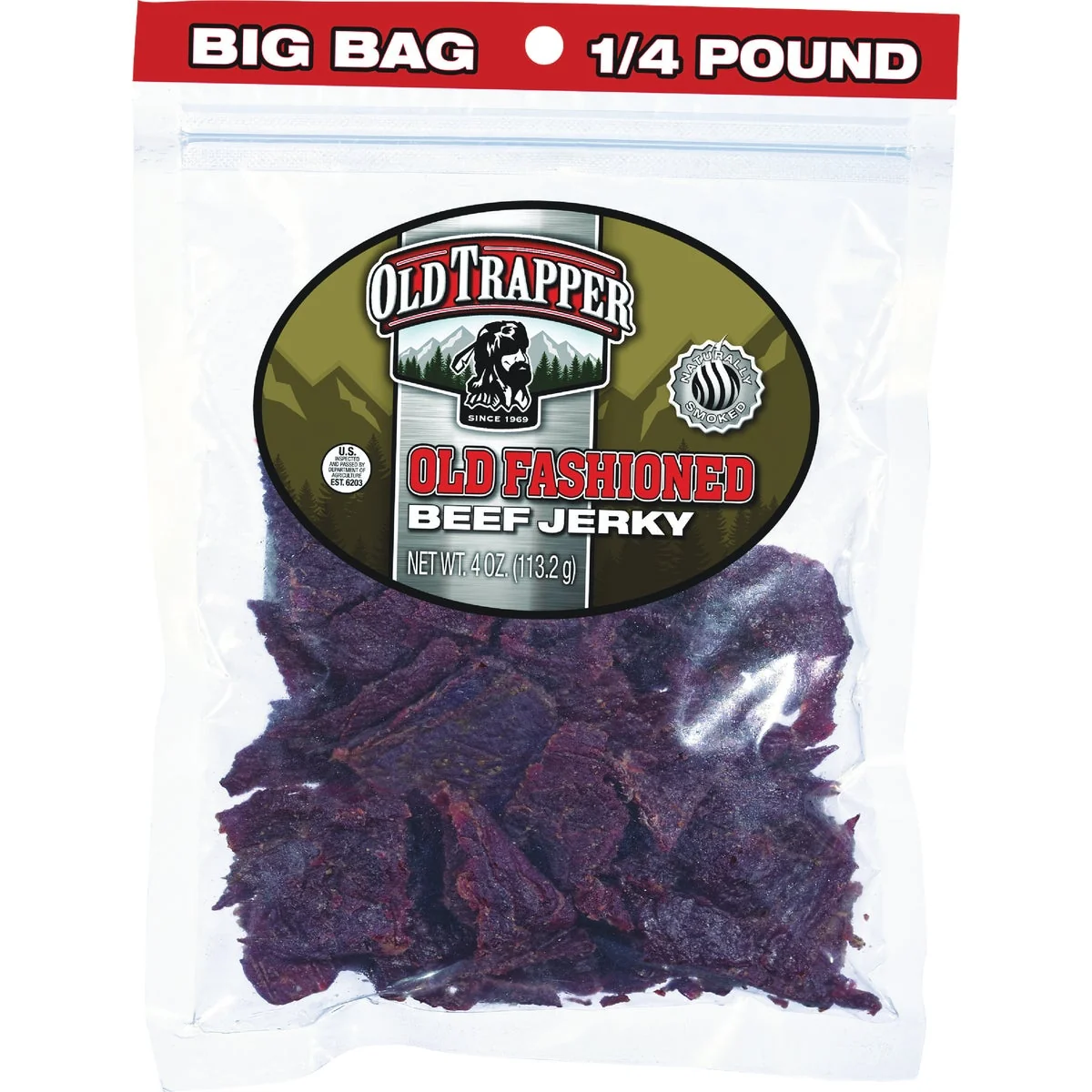 Premium Old Trapper 4 Oz. Old Fashioned Beef Jerky Soft