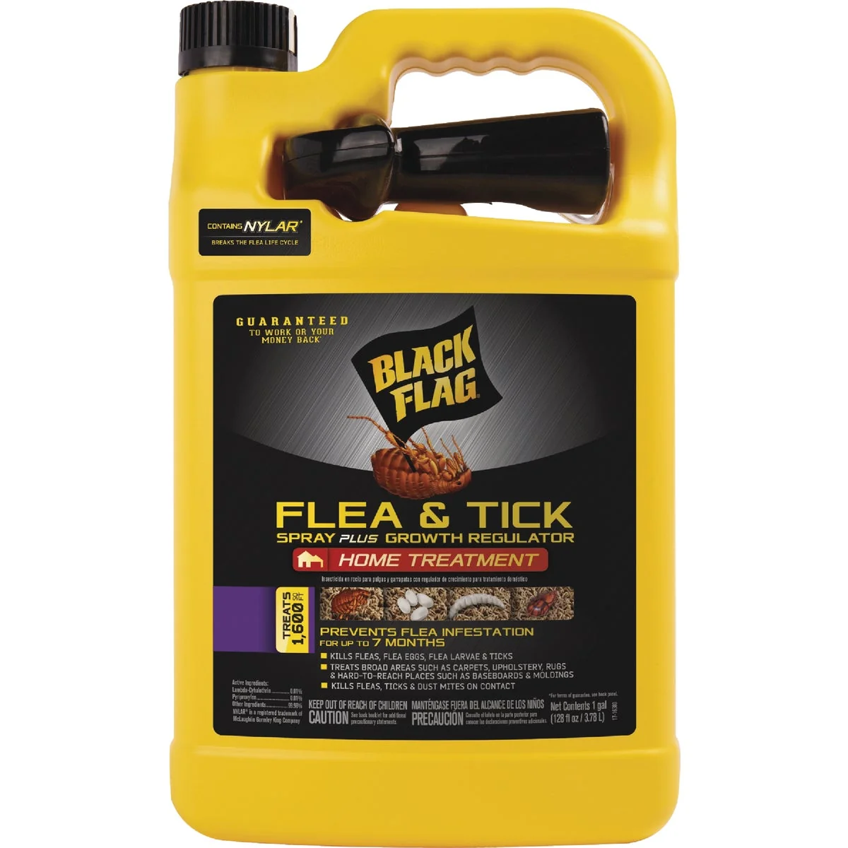 Sustainable Black Flag 1 Gal. Ready To Use Flea Tick Spray Plus Growth Regulator Home Treatment High-Quality