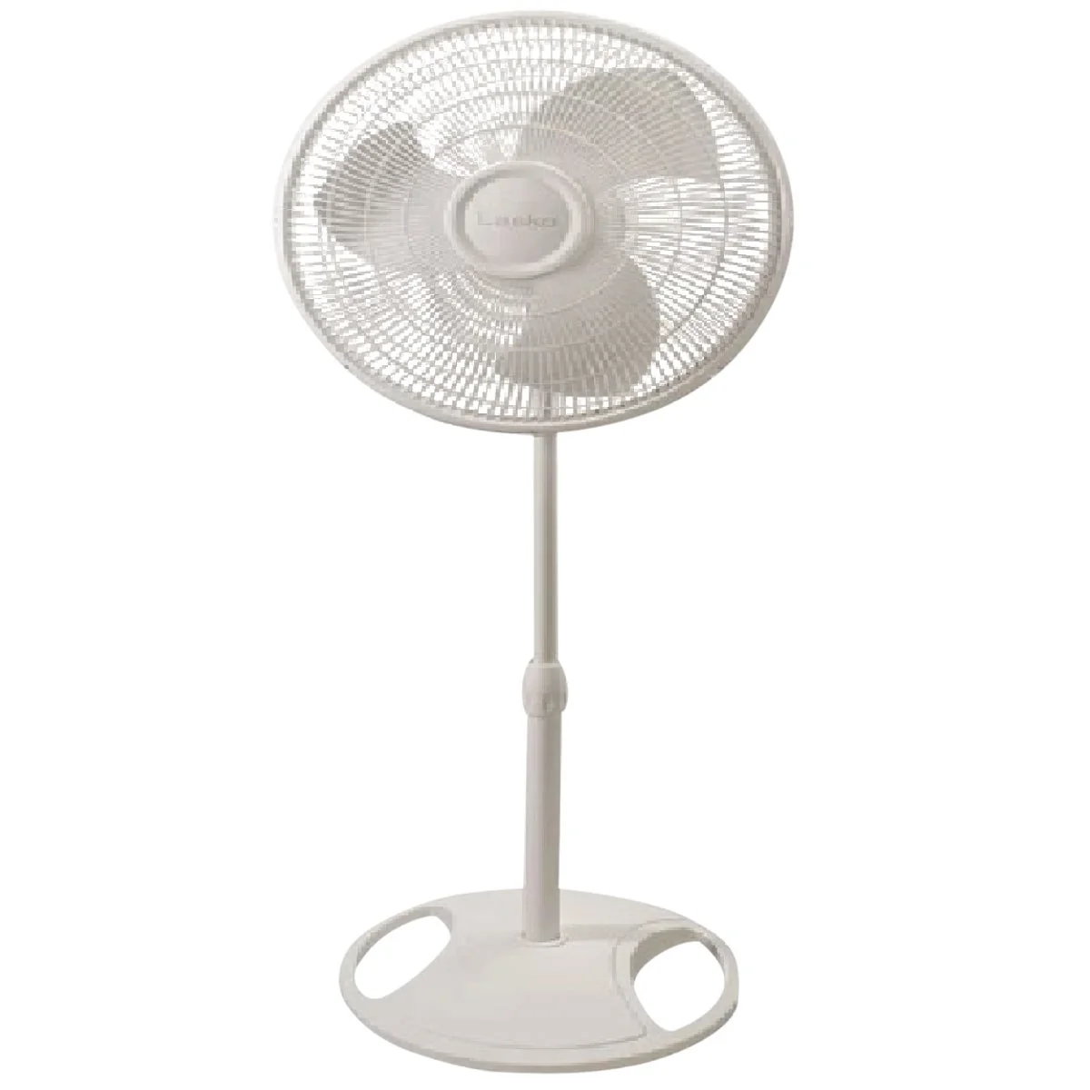 Elegant Lasko 16 In. White Pedestal Fan Exclusive