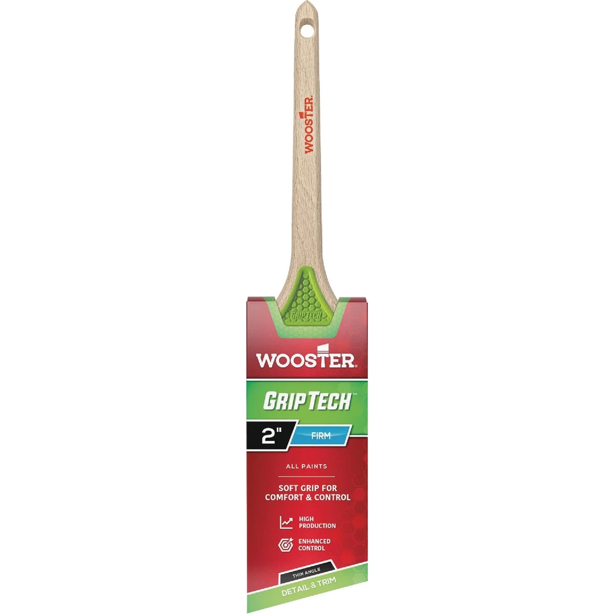 Fast Wooster GripTech 2 In. Thin Angle Sash Paintbrush Long-Lasting