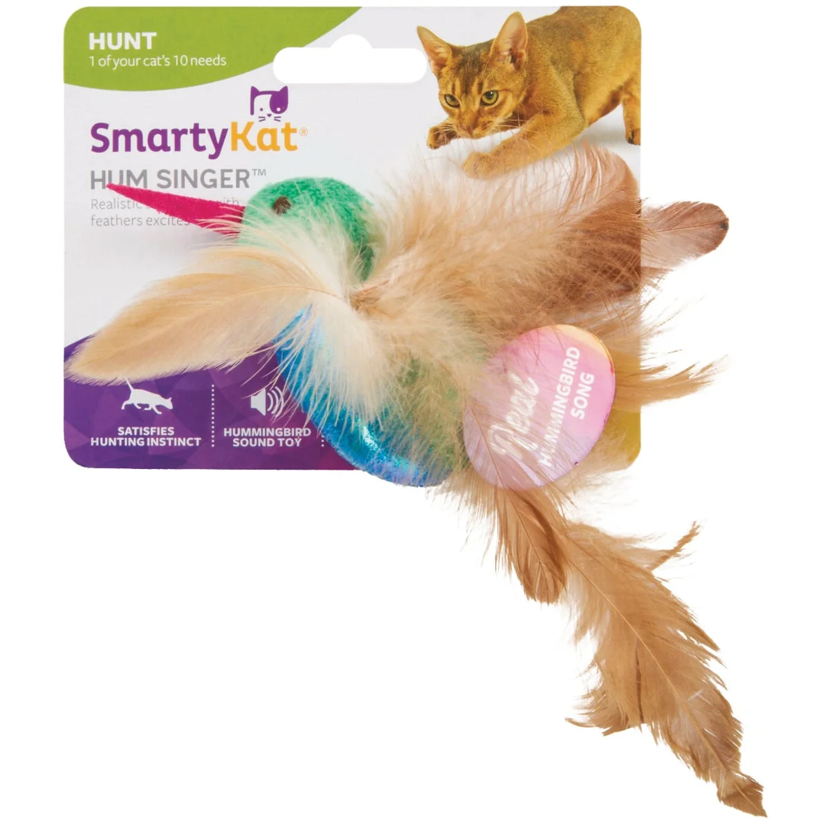 Elegant SmartyKat Hum Singer Electronic Sound Cat Toy Premium