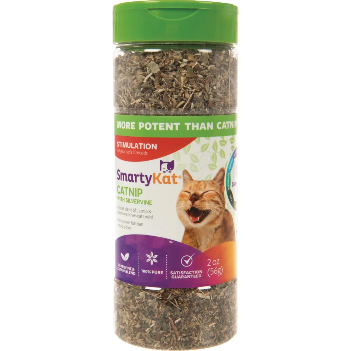 Next-Generation SmartyKat 2 Oz. Catnip with Silvervine Recyclable