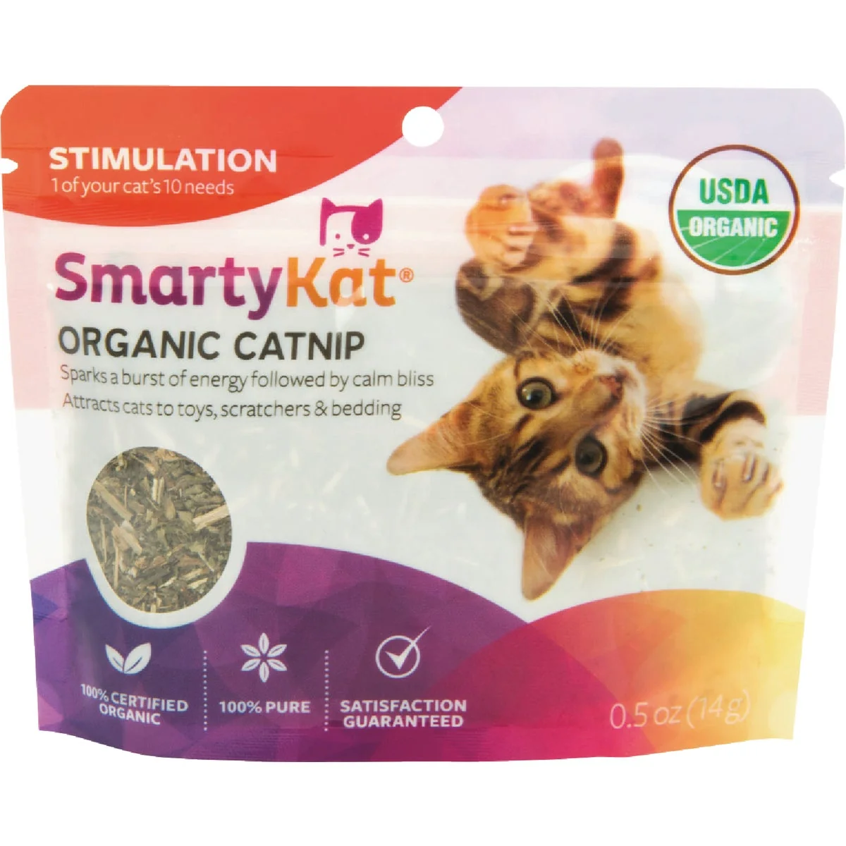 Outstanding SmartyKat 0.5 Oz. Organic Catnip High-End