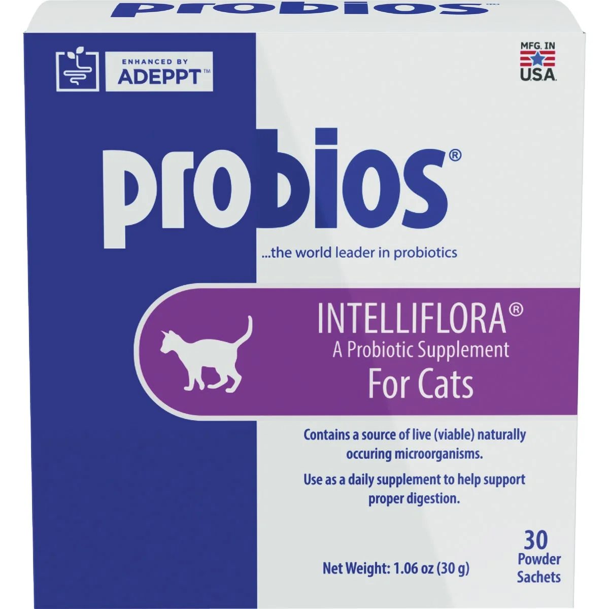 Modern Probios Intelliflora Probiotic Cat Supplement 30-Count Superior