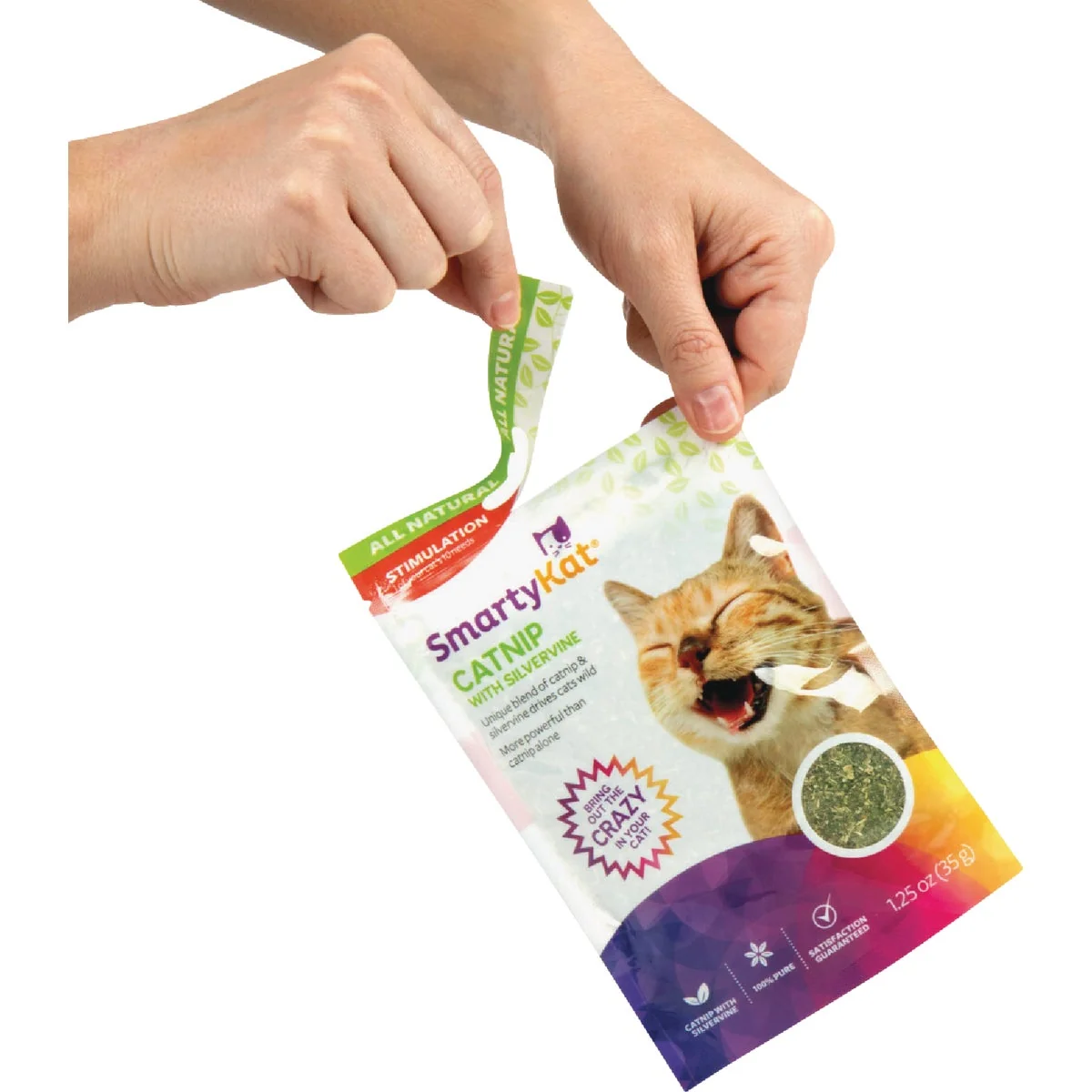 Quality SmartyKat 1.25 Oz. Catnip with Silvervine Comfortable
