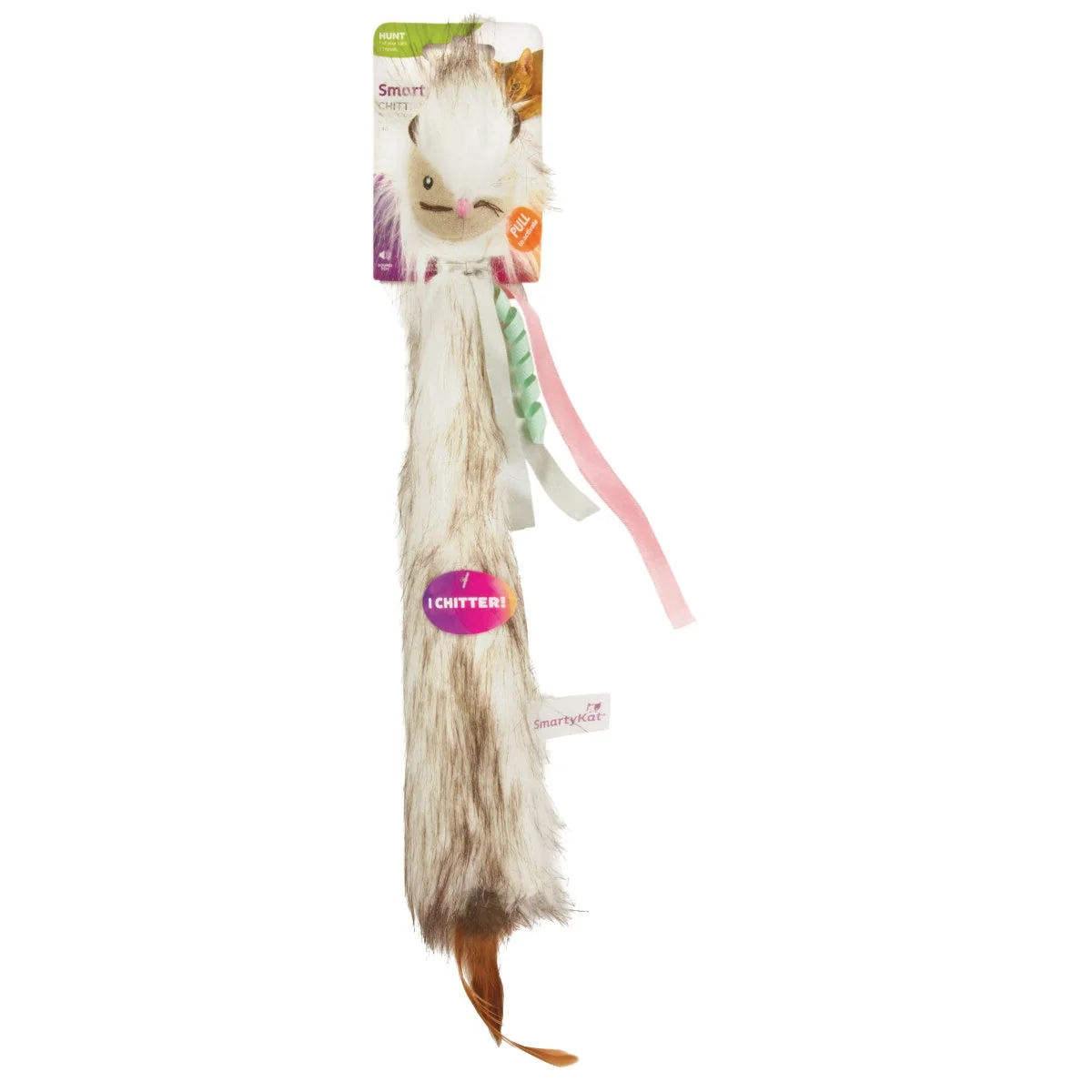 Minimalist SmartyKat Chitter Critter Electronic Sound Kicker Cat Toy Stylish