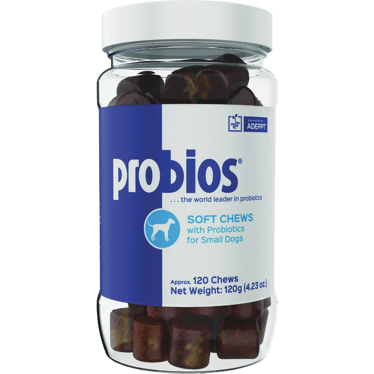 Healthy Probios Small Dog Probiotic Soft Chew 120-Count Fine