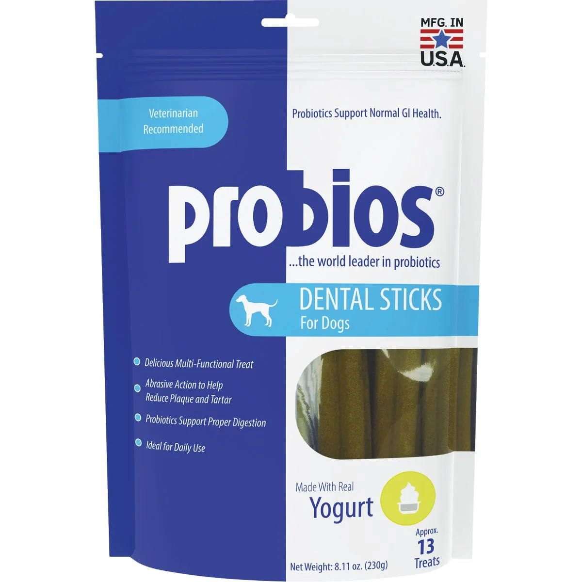 Effective Probios Dental Sticks for Dogs 13-Count Responsible