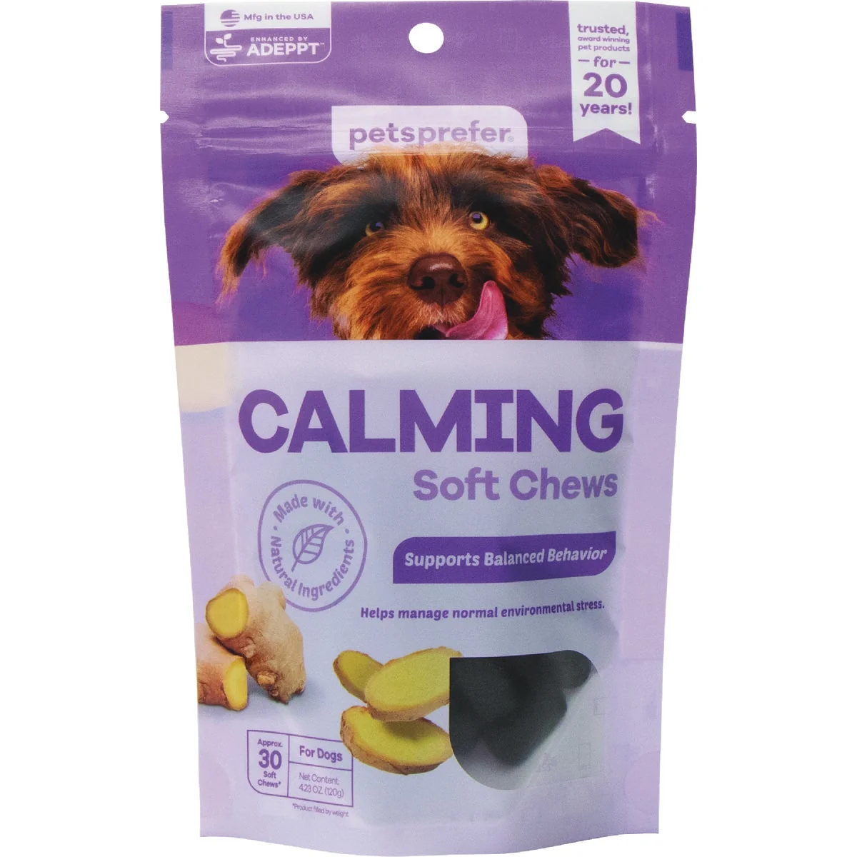 Fine Pets Prefer Calming Soft Dog Chews 30-Count Lightweight