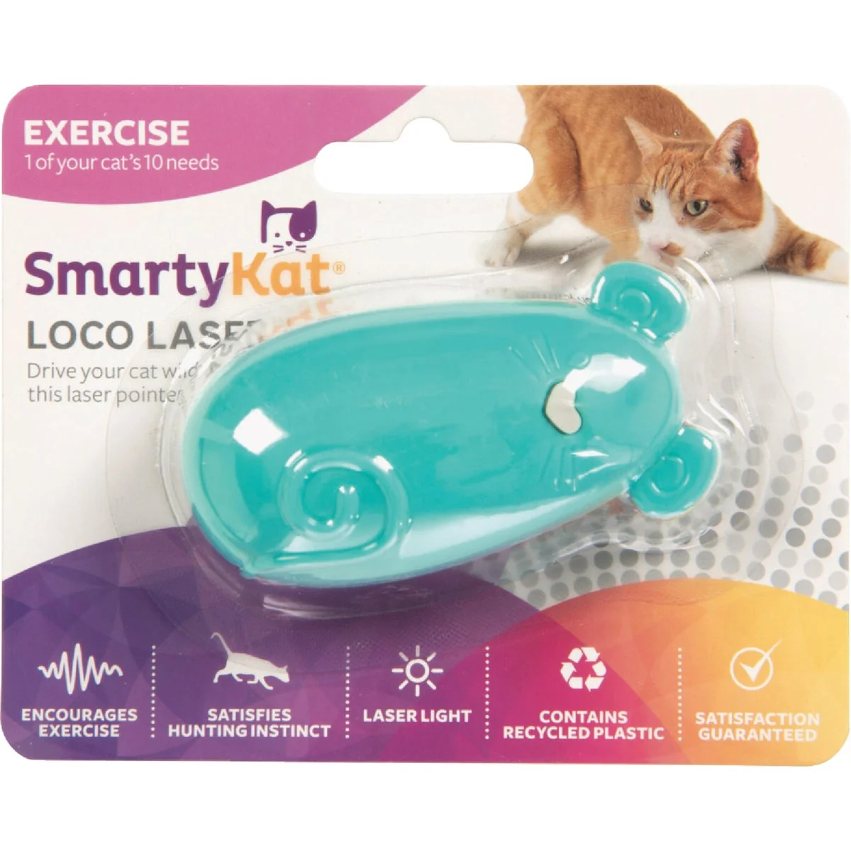 Traditional SmartyKat Loco Laser Electronic Light Laser Cat Toy User-Friendly