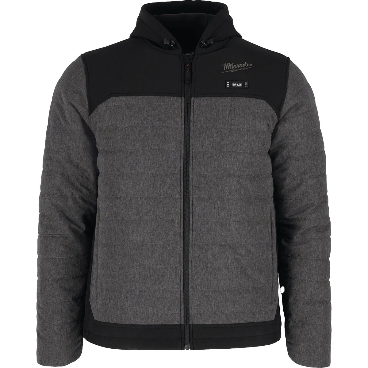 Next-Generation Milwaukee M12 AXIS Men's Gray Cordless Heated Jacket XL Practical