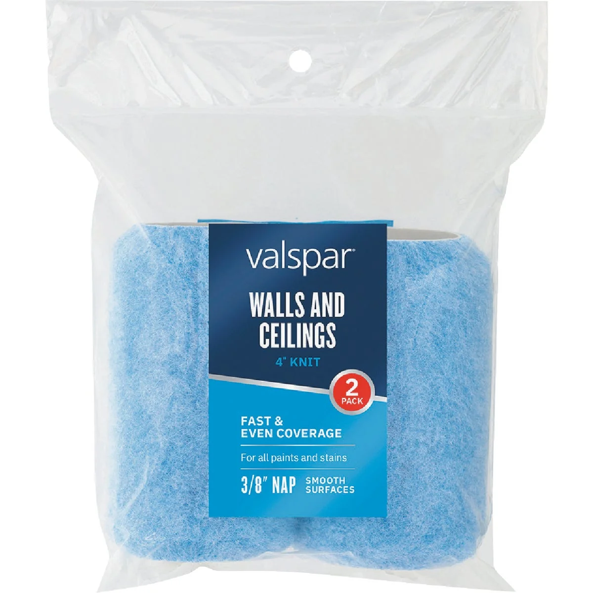 Verified Valspar 4 In. Knit Walls and Ceiling Roller 2-Pack Premium