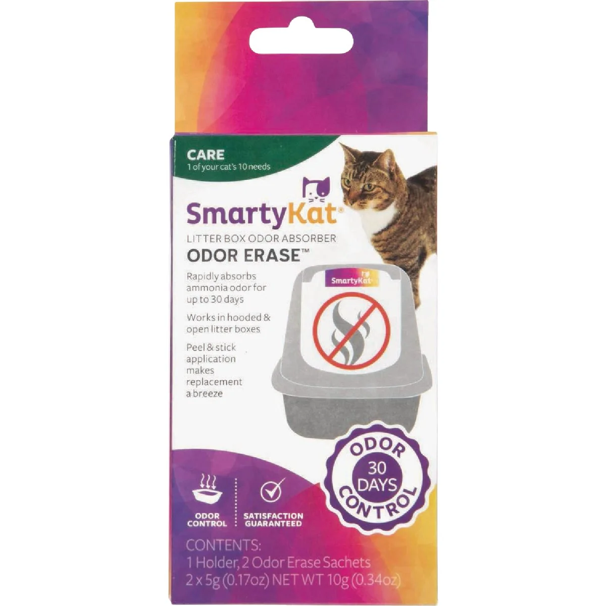 Premium Material SmartyKat Litter Box Odor Absorber Consistent