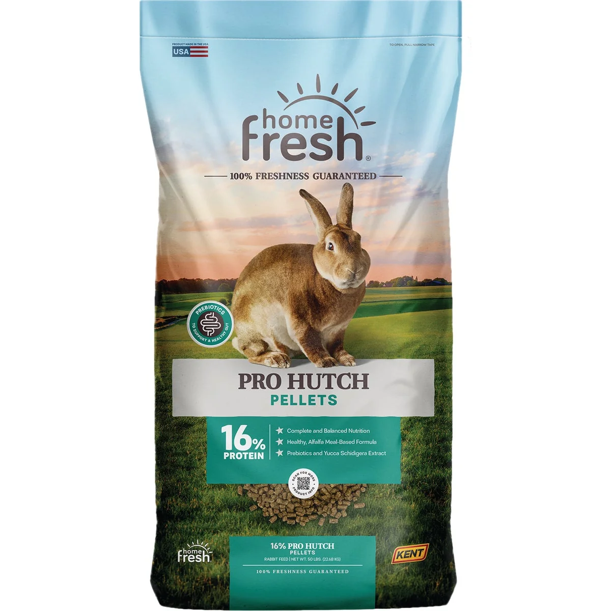 Premium Kent Home Fresh Pro Hutch 16 50 Lb. Rabbit Feed Trendy