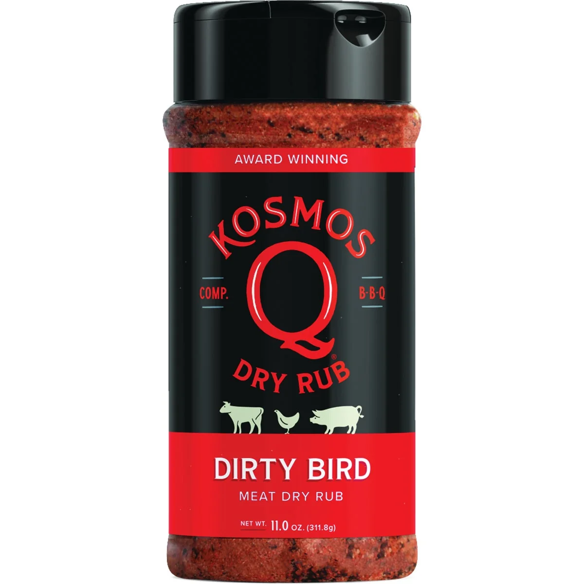 Lightweight Kosmos Q 11 Oz. Dirty Bird Chicken Rub Premium Material