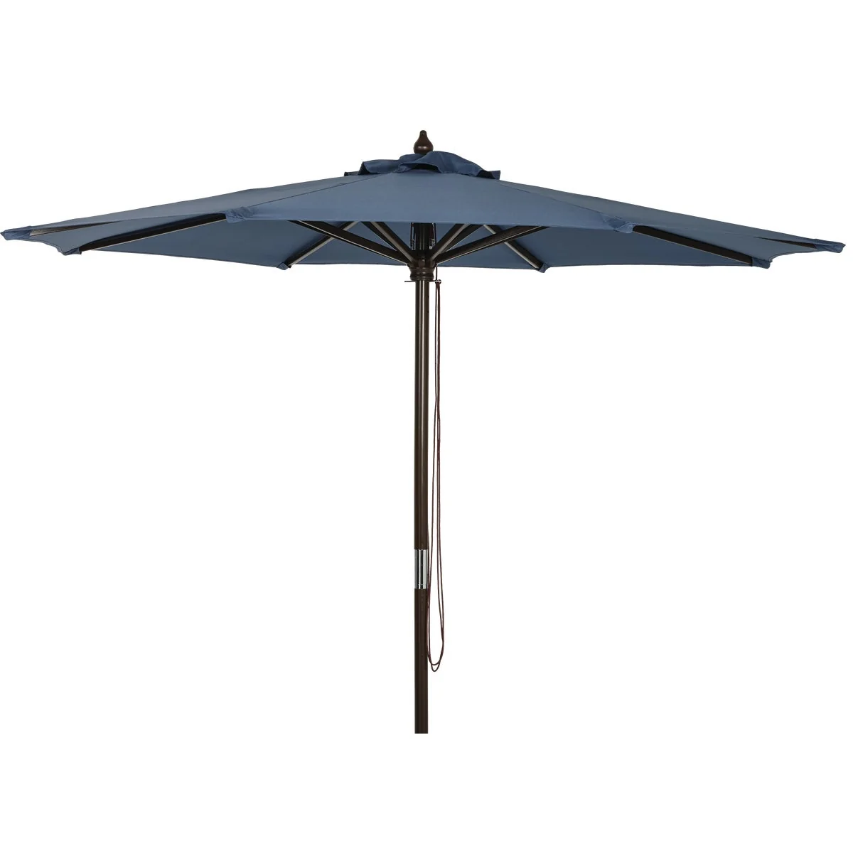 Long-Lasting Outdoor Expressions 9 Ft. Aluminum Tilt Crank Gray Patio Umbrella Specialty