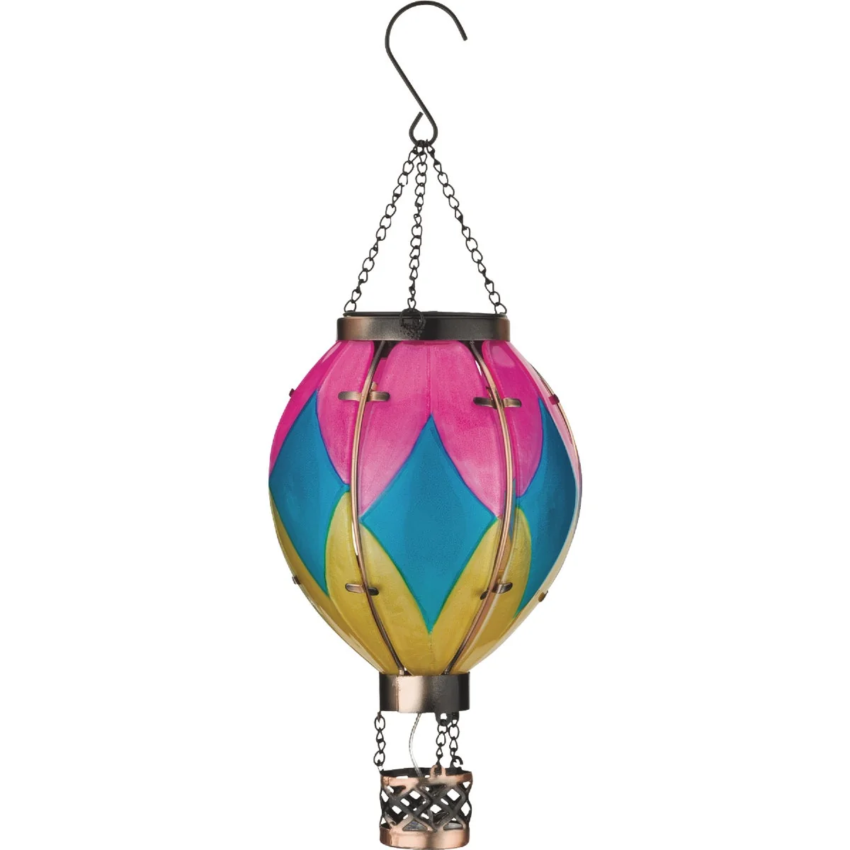 Superior Regal Art Gift Small Diamond Hot Air Balloon Solar Lantern Top-Quality