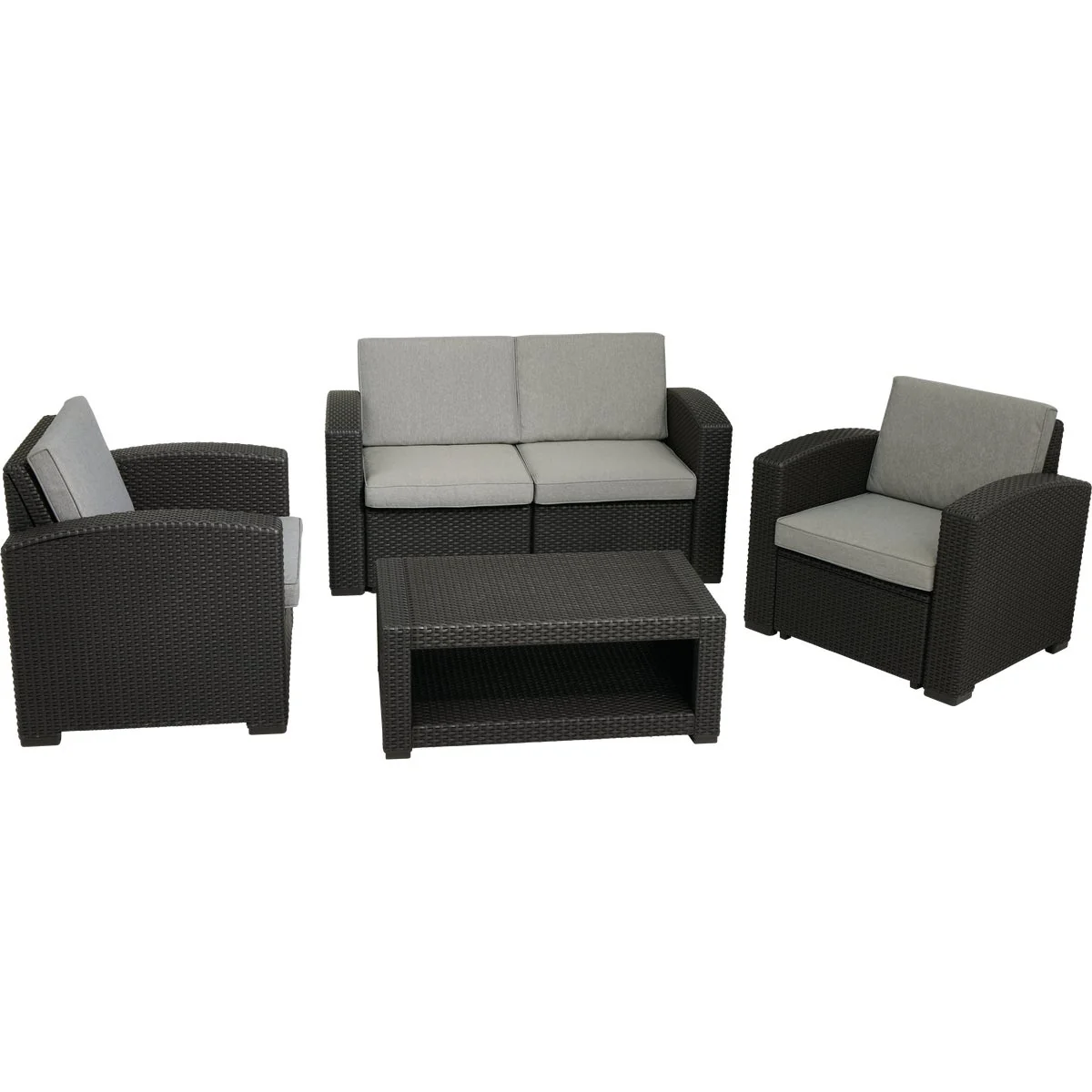 Genuine Outdoor Expressions 4-Piece Resin Chat Set High-Quality
