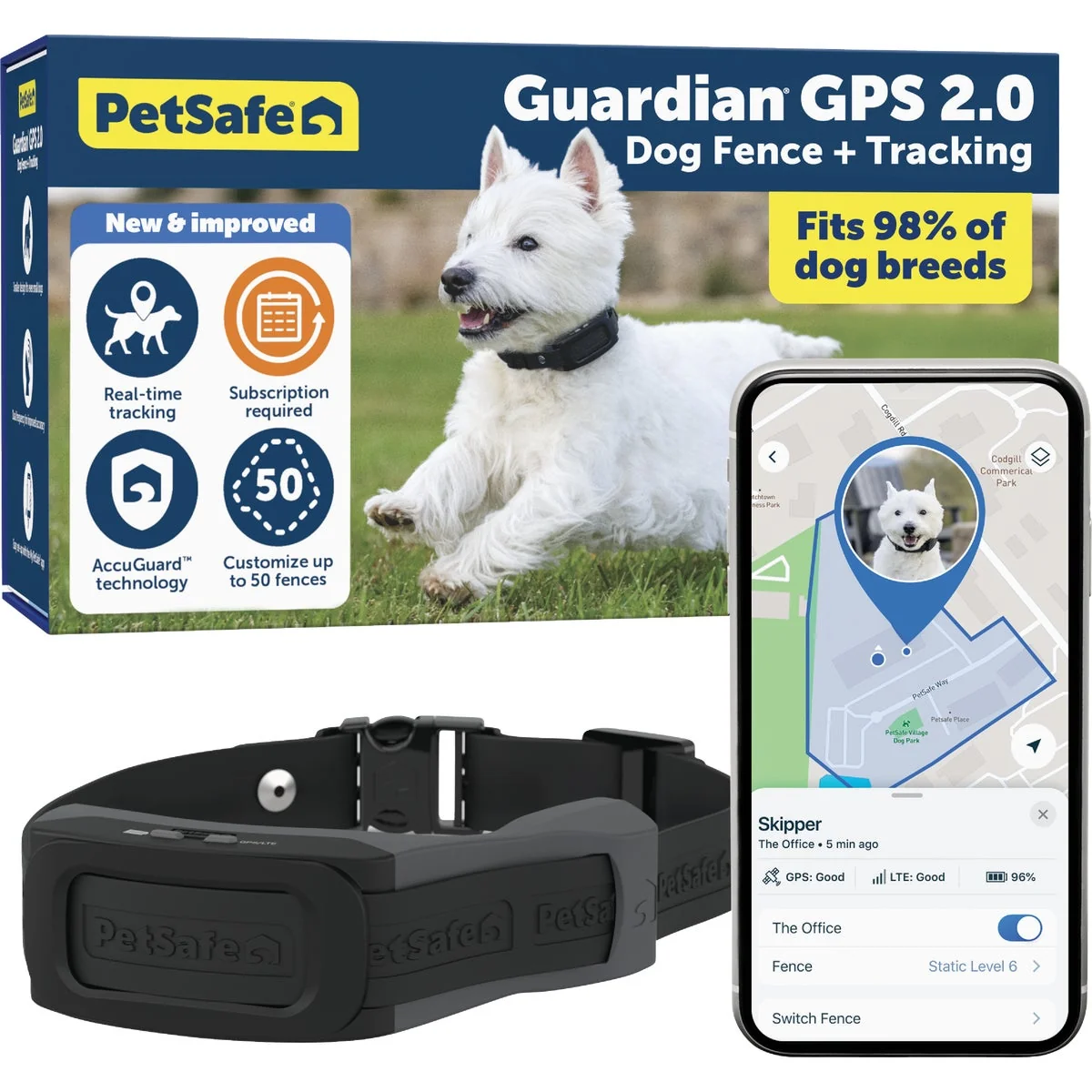 Trendy PetSafe Guardian GPS Tracking Dog Fence Collar Effective