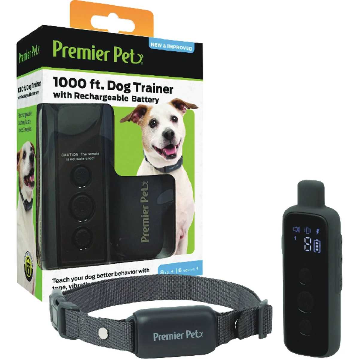 Functional Premier Pet 1000 Ft. Dog Trainer with Rechargeable Battery Crafted