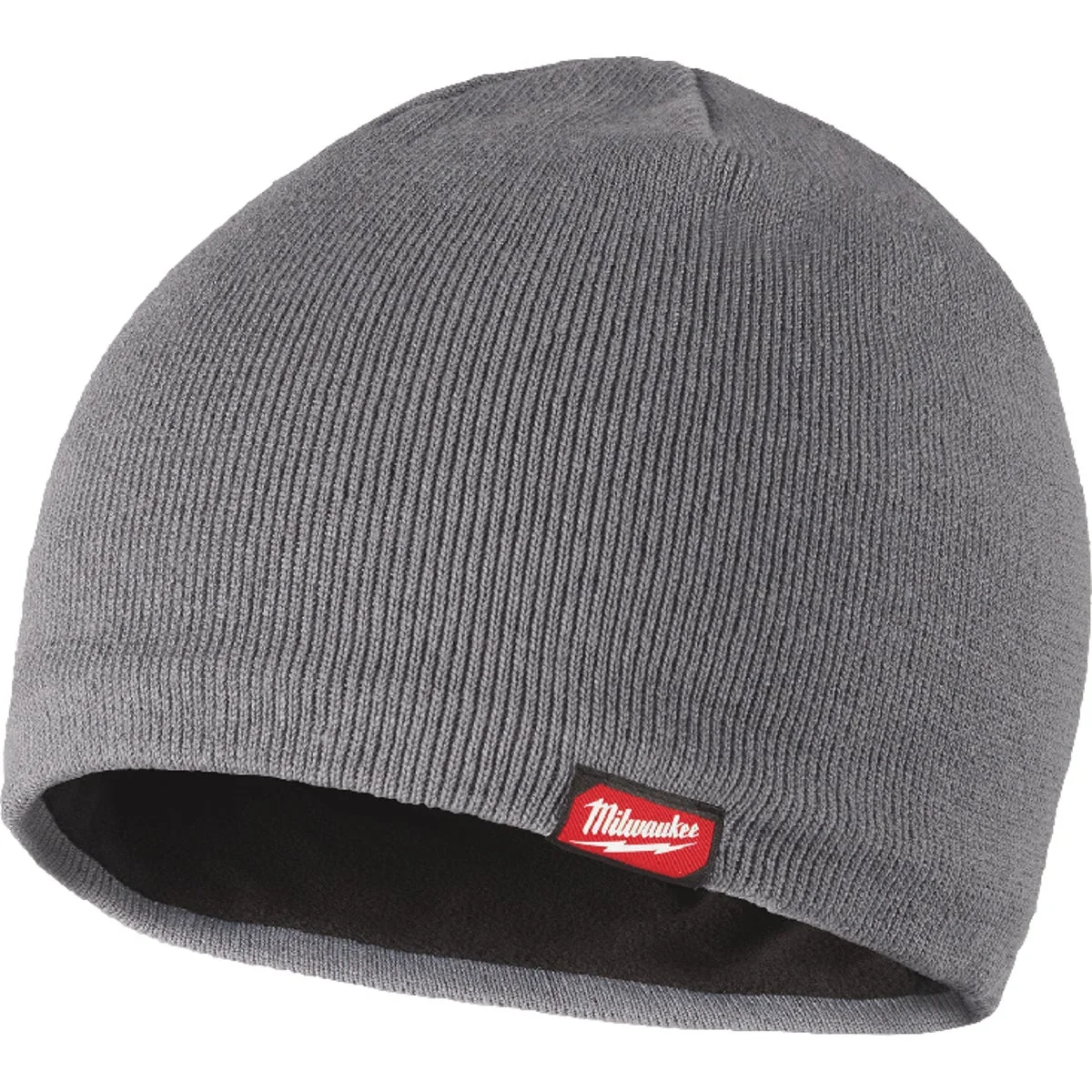 Pure Milwaukee Gray Fleece-Lined Acrylic Beanie Sock Cap Expertly Made