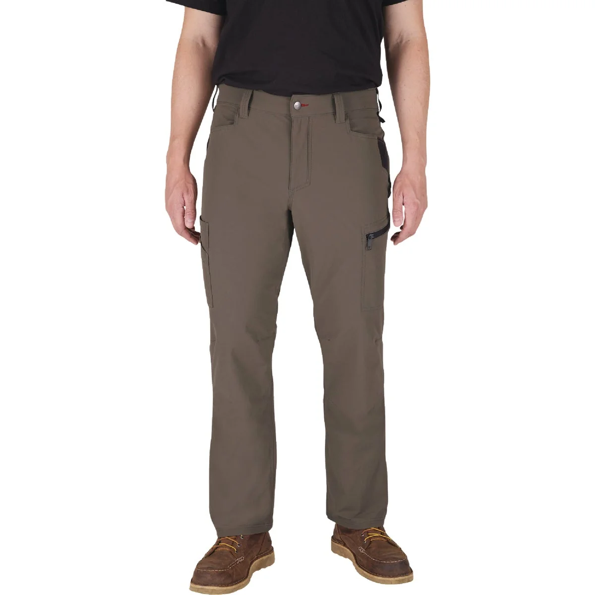User-Friendly Milwaukee FLEX Brown 34 x 30 Tech Pants Fast