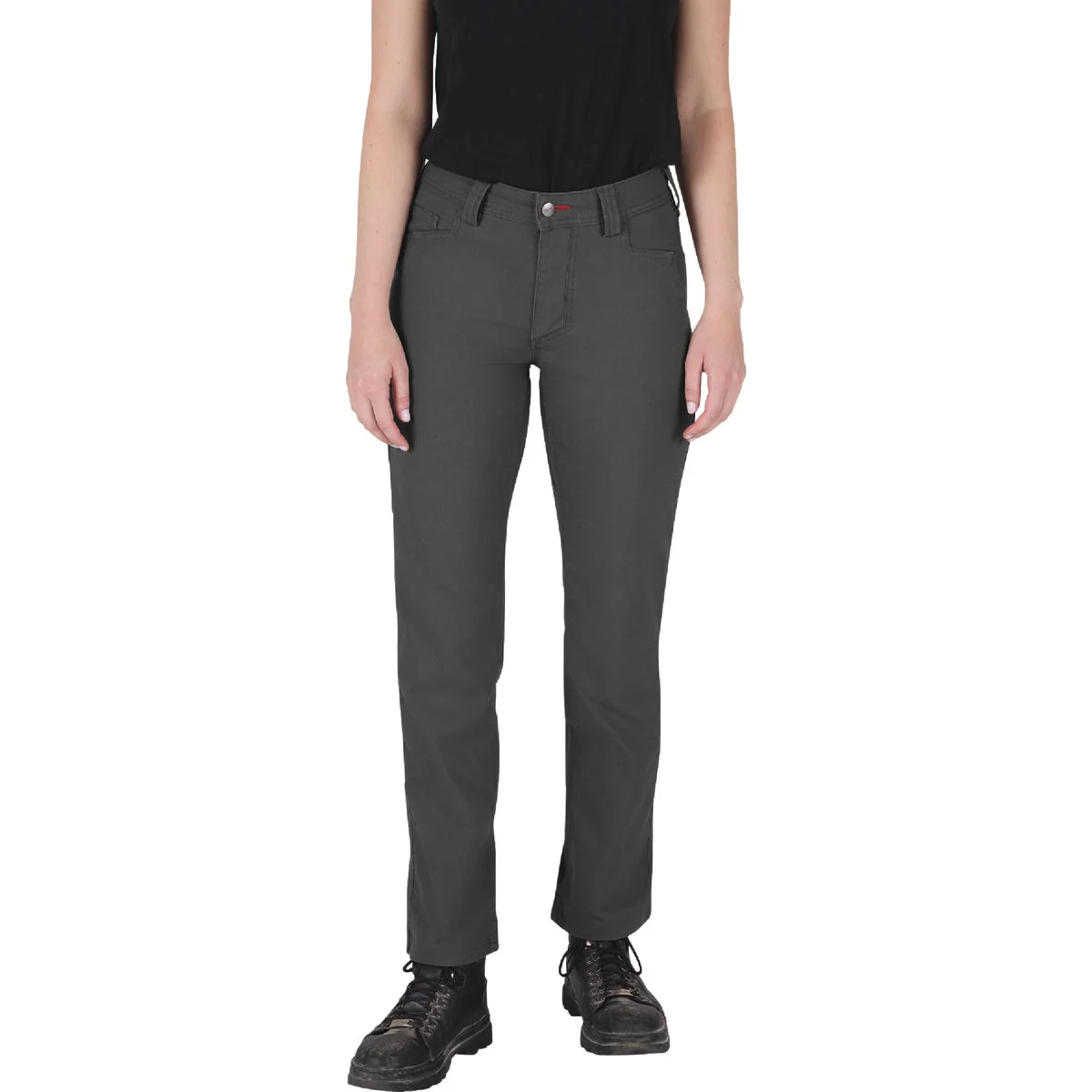 User-Friendly Milwaukee Women's 6 Regular Gray Work Pants Practical