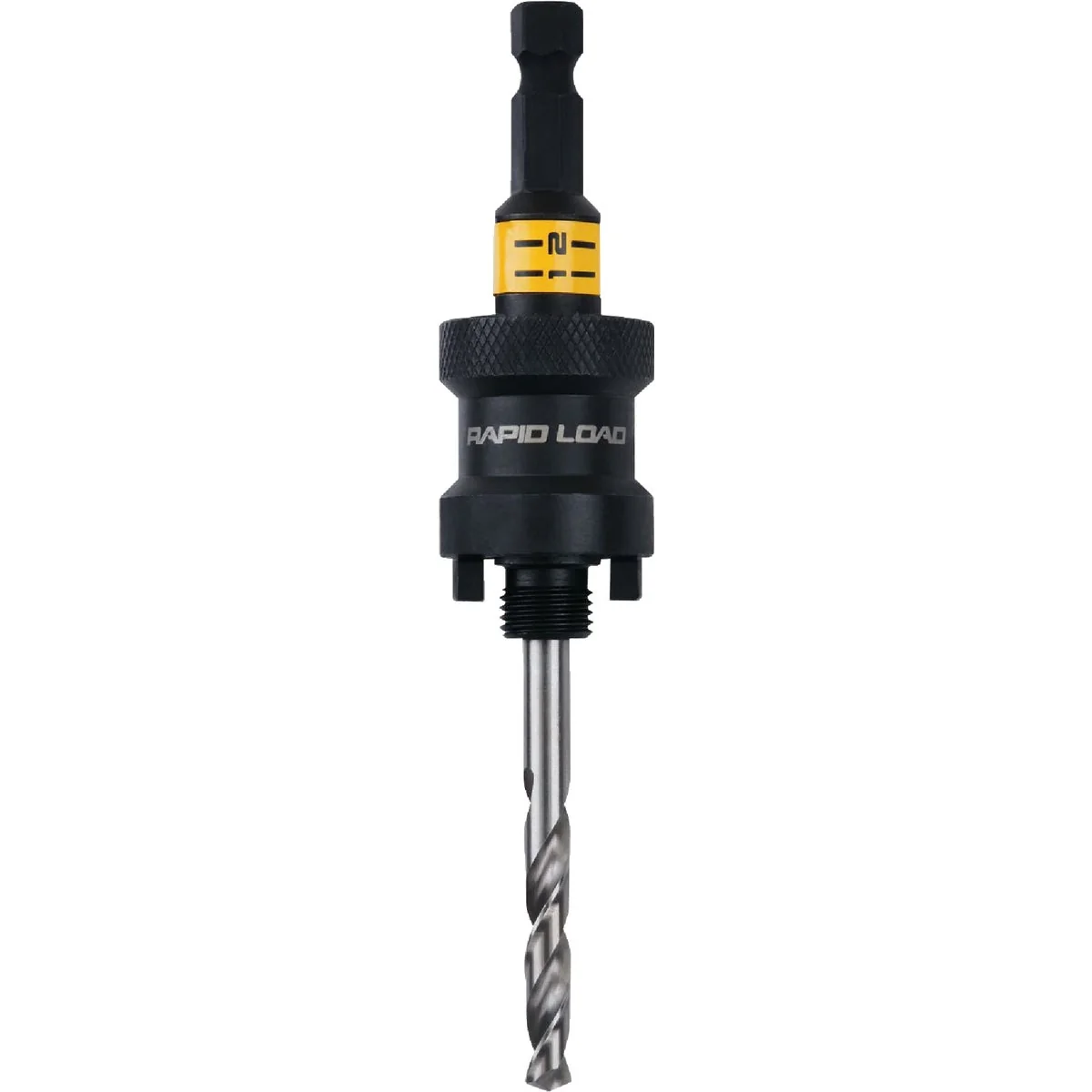 Classic DEWALT 9 16 In. - 1-3 16 In. Quick Change Arbor 3 8 In. Shank Hole Saw Arbor Genuine