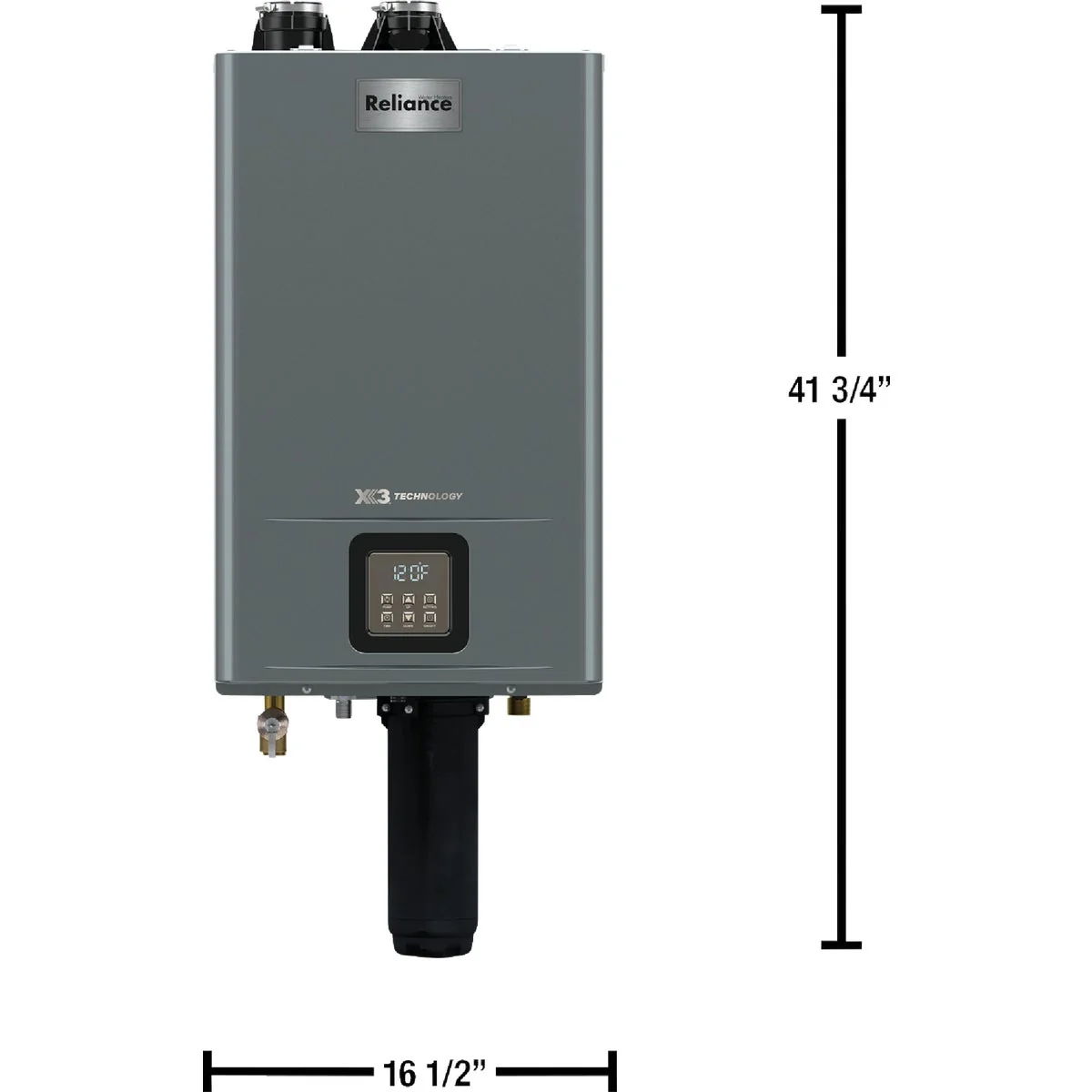 Reliance Premium Condensing 199 000 BTU Natural Gas Tankless Water Heater Functional