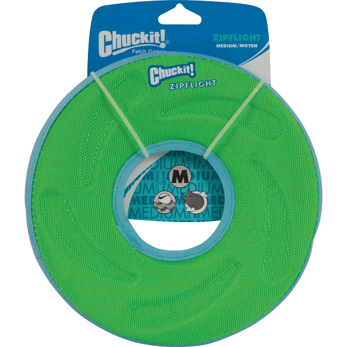Official Chuckit ZipFlight Medium Fetch Toy Flexible