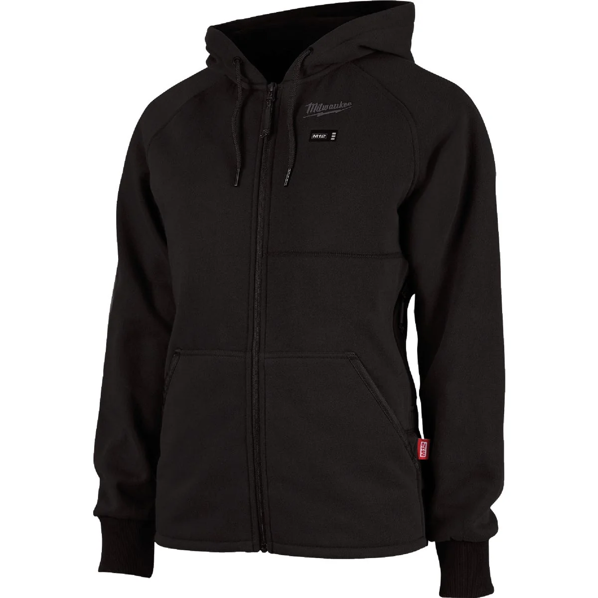 Green Milwaukee M12 Women's Black Heated Hoodie Kit L Smart
