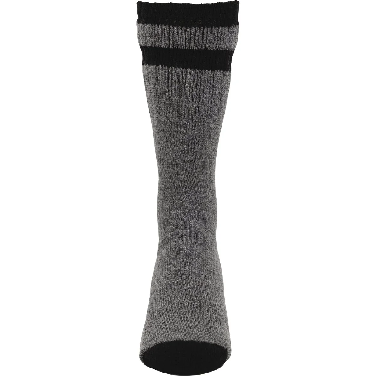 Elegant Railroad Sock Men's Black Stripe Wool Sock Excellent