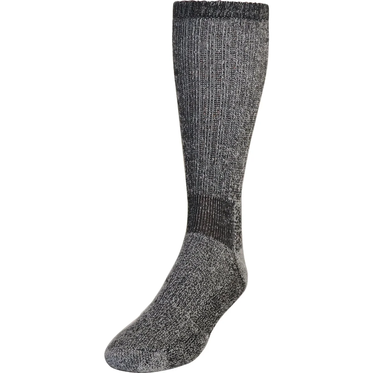 Convenient Railroad Sock Men's Black Merino Wool Sock Easy-to-Use