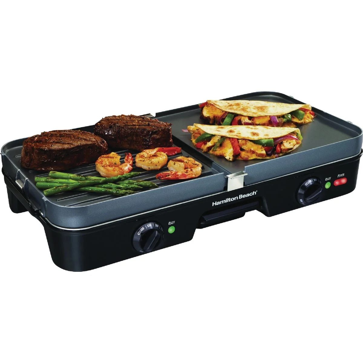 Soft Hamilton Beach 3-In-One Electric Grill Griddle Unique