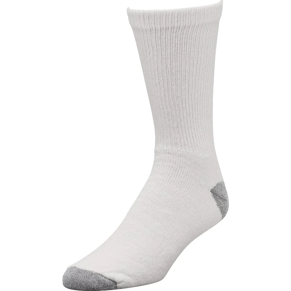 Eco-Friendly Railroad Sock White Crew Sock 6-Pack Stylish