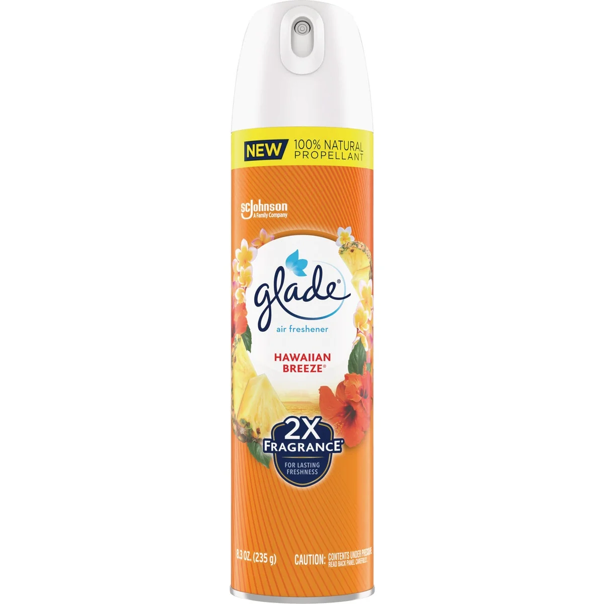 High-End Glade 2X Fragrance 8.3 Oz. Hawaiian Breeze Spray Air Freshener First-Class