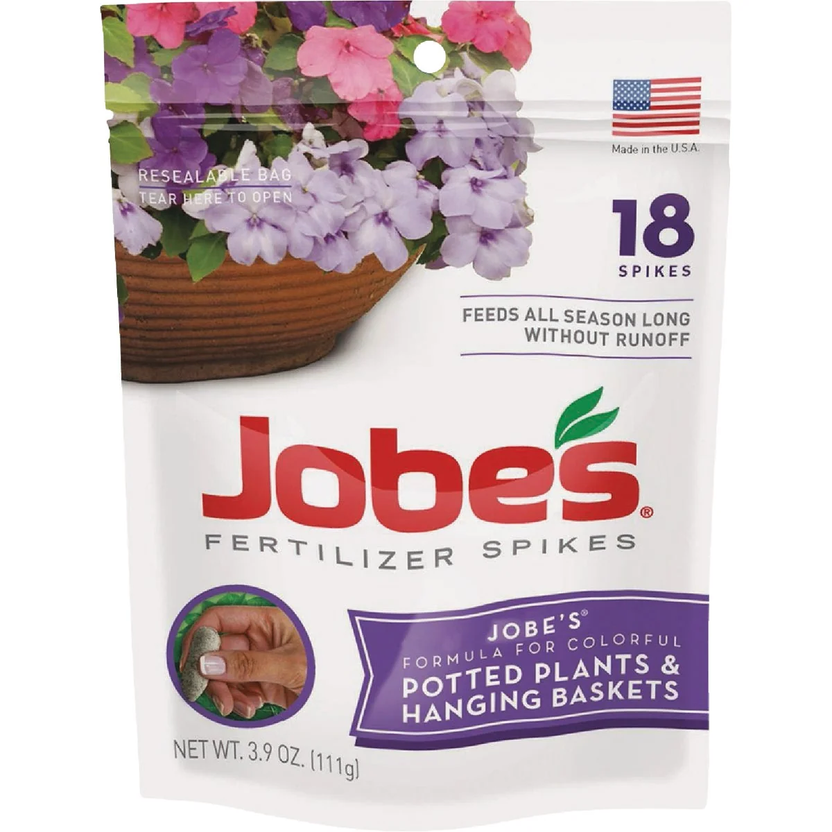 Environmentally Friendly Jobe's Fertilizer Spikes 18-Pack Healthy
