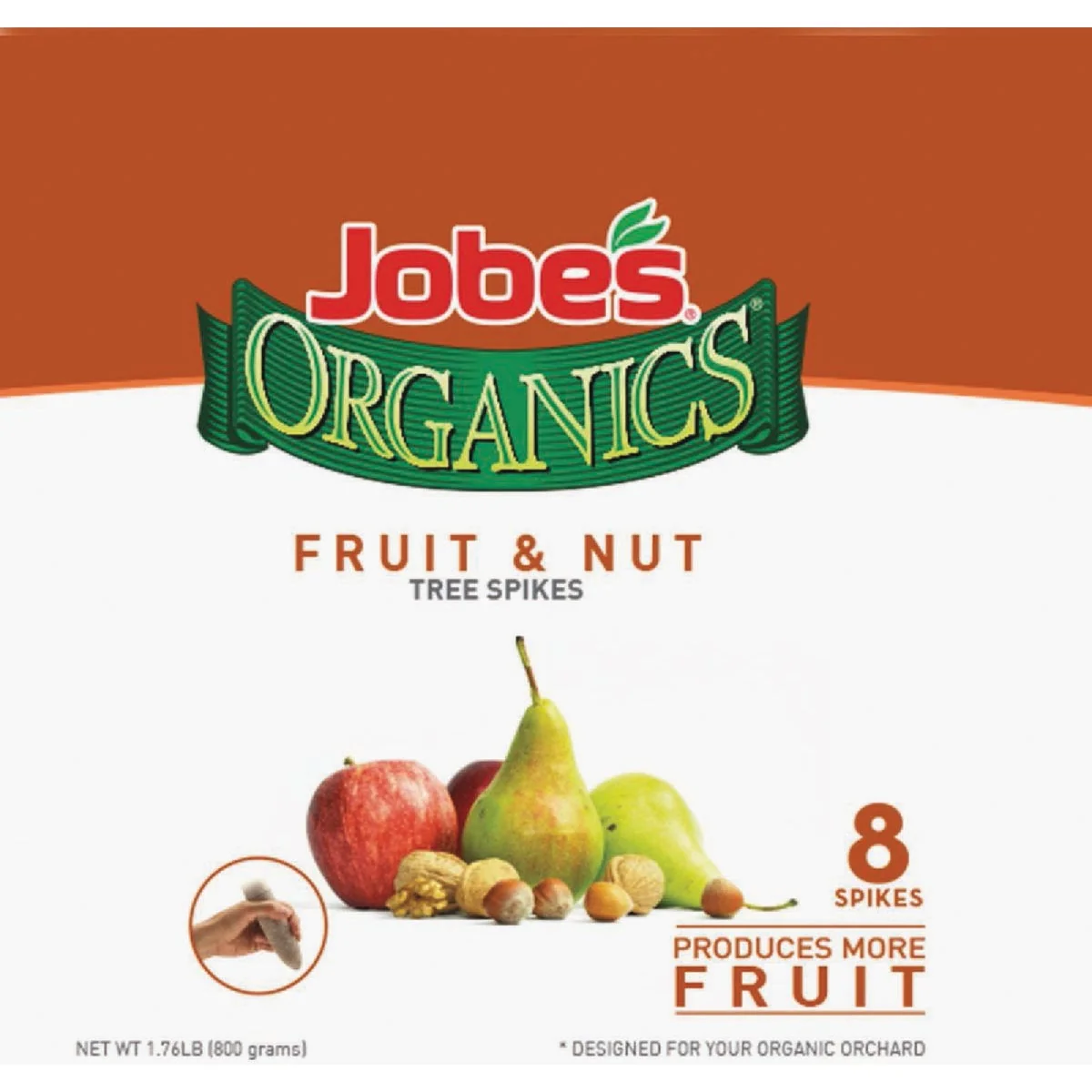 Exceptional Jobe's Organics Fruit Nut Tree Spikes 8-Pack Clean