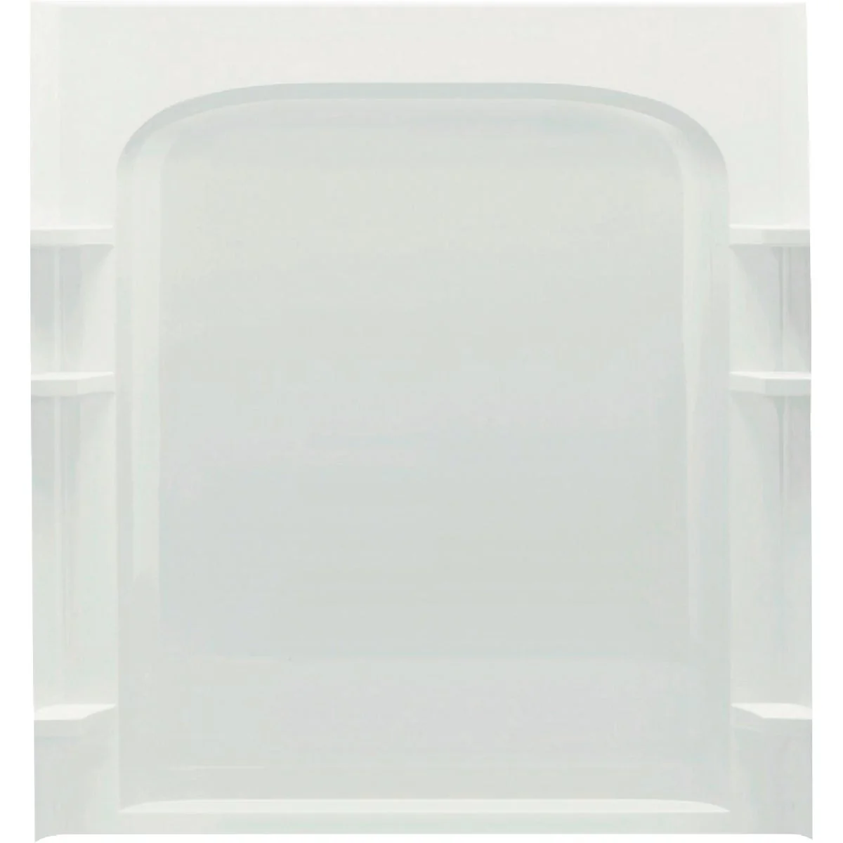 Practical Sterling Ensemble 48 In. W. x 72-1 2 In. H. White Vikrell Shower Back Wall Fine Crafted