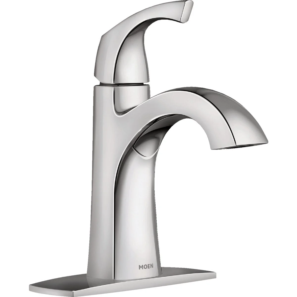 Optimized Moen Lindor 1-Handle Lever Centerset Bathroom Faucet Chrome Relaxed