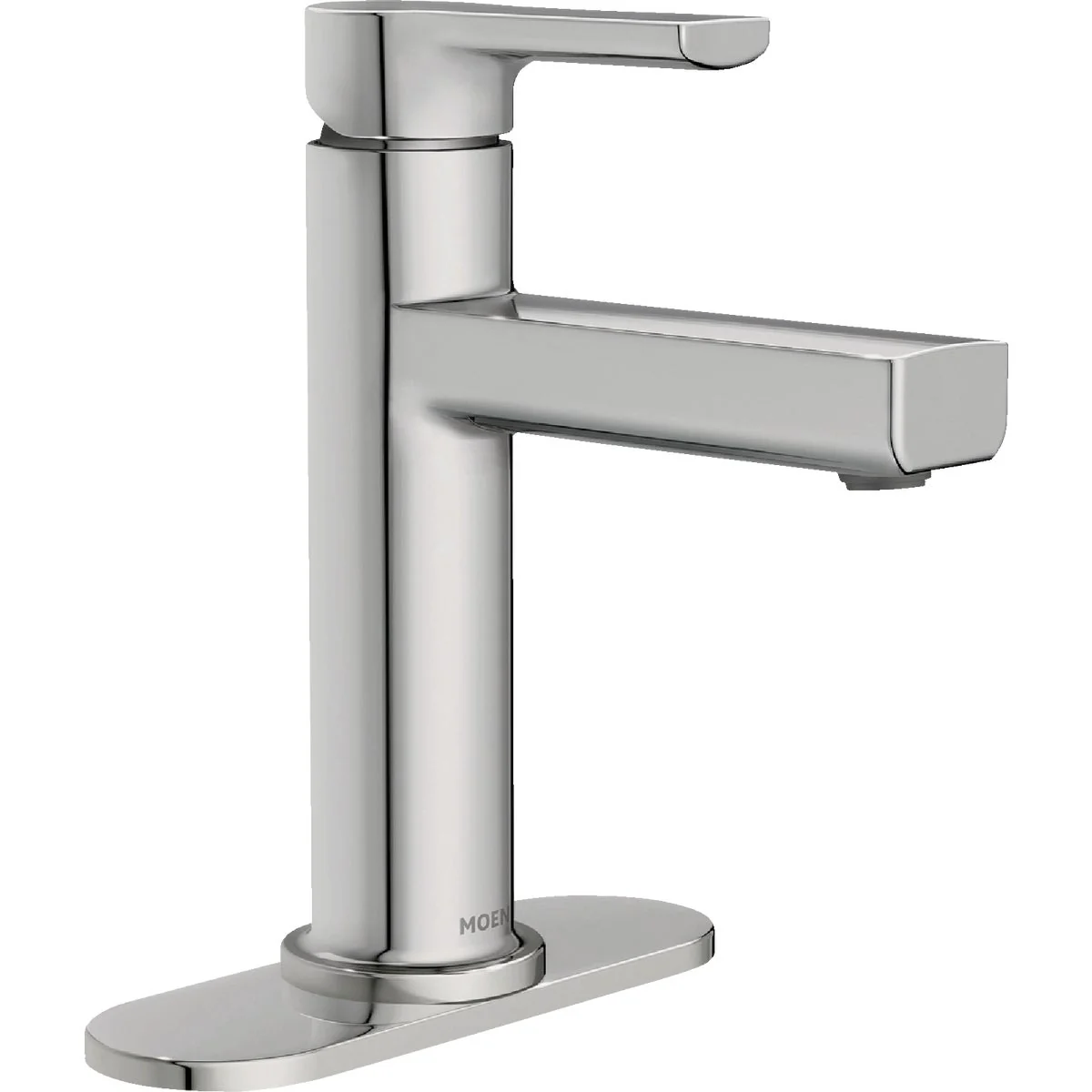 High-Grade Moen Rinza 1-Handle Lever Centerset Bathroom Faucet Chrome Soft
