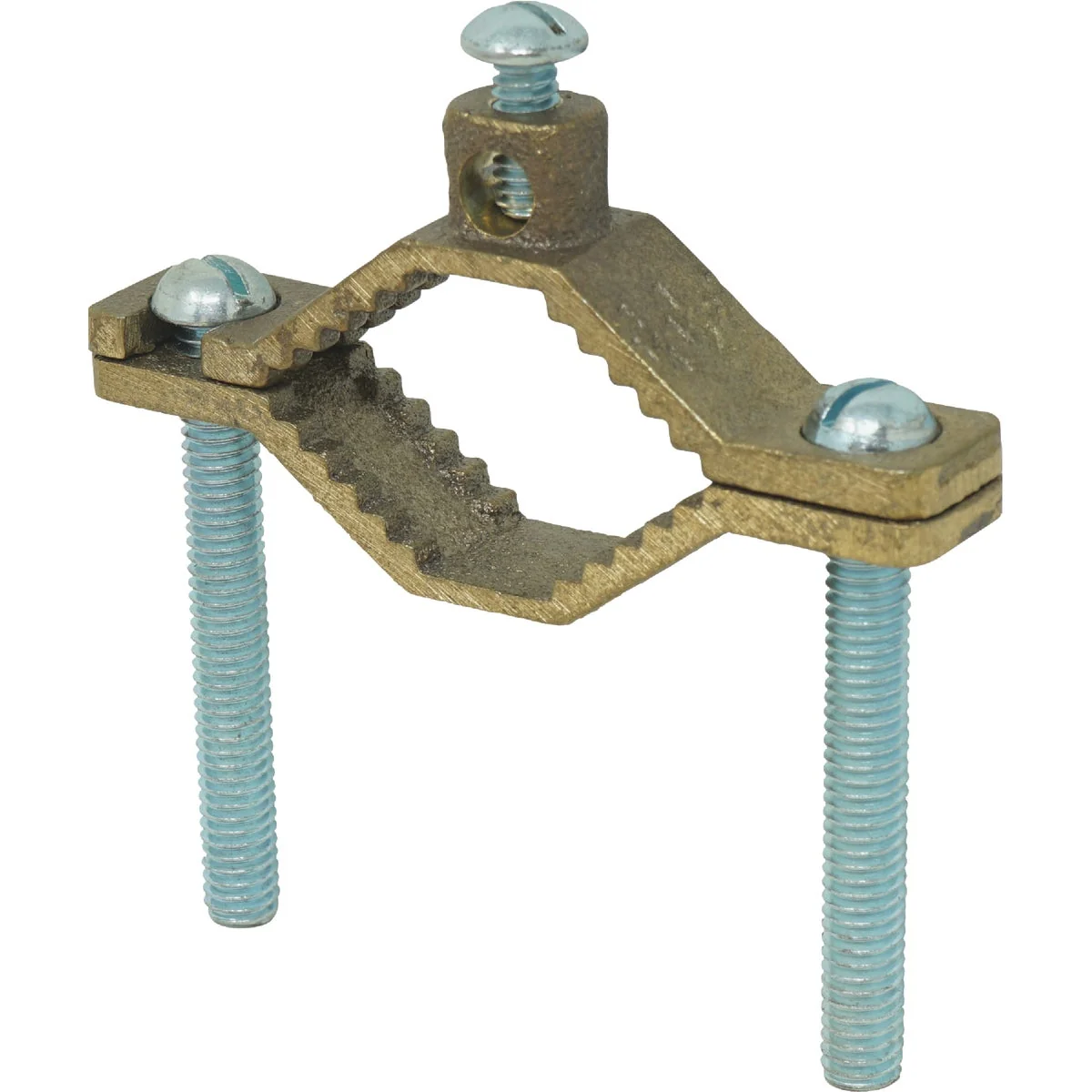 Modern Southwire 1-1 4 In. to 2 In. 10 STR to 2 STR Bronze Ground Clamp Classic